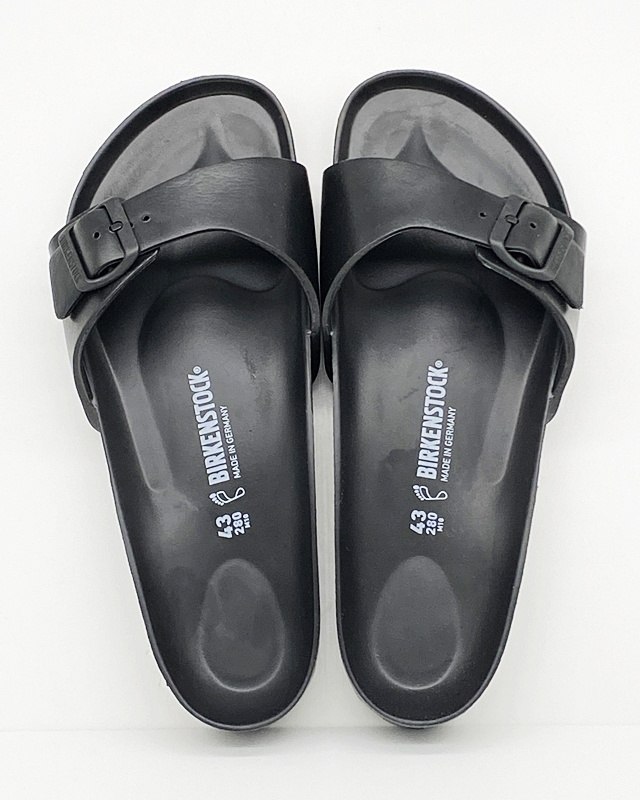 Klapki MADRID EVA Black Birkenstock 0128161 - regular fit > Klapki